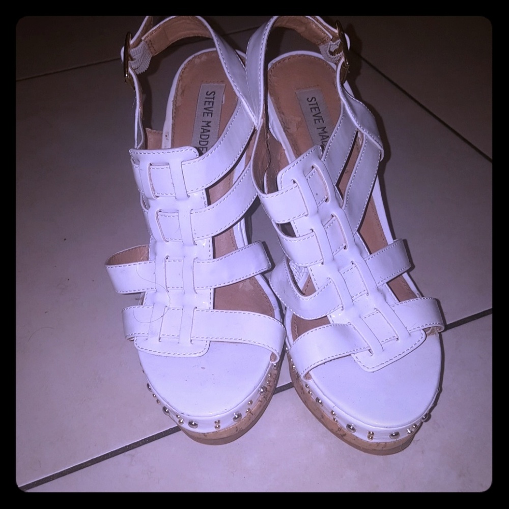 White heels steve madden